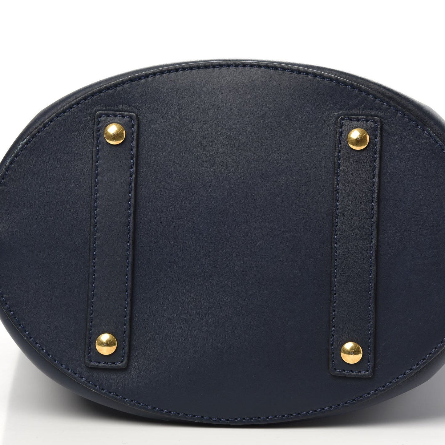 Supple Calfskin Medium Bucket Mid Indigo