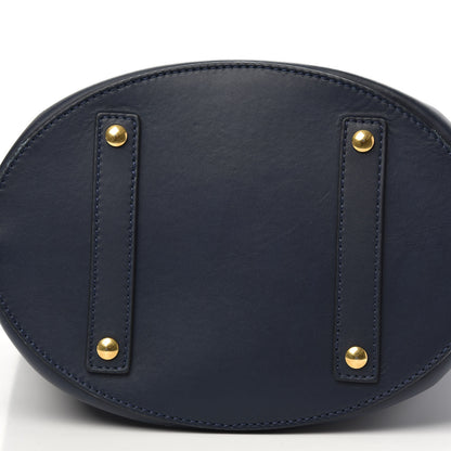 Burberry Supple Calfskin Medium Bucket Mid Indigo 9 of 15