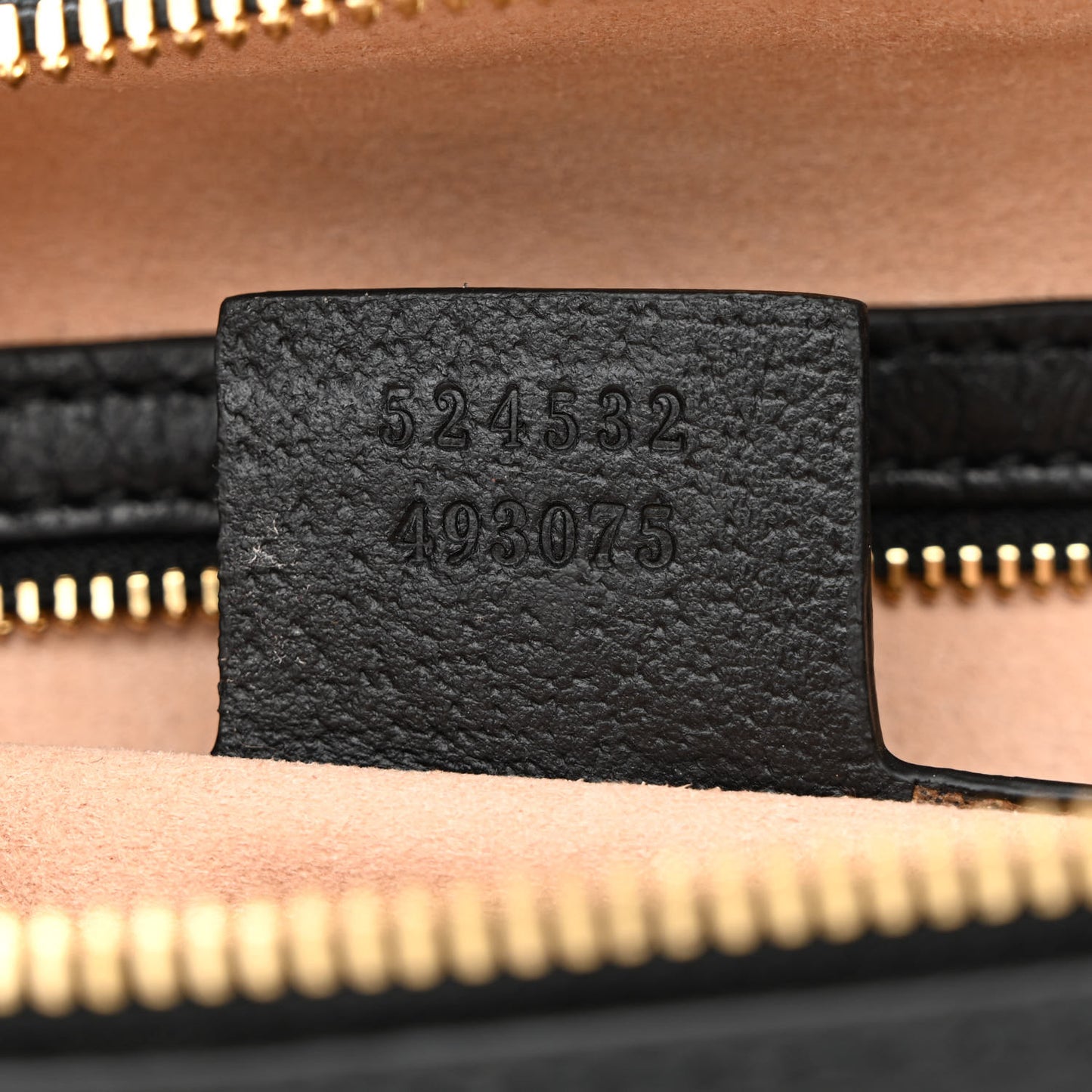 Textured Dollar Calfskin Web Medium Ophidia Boston Black