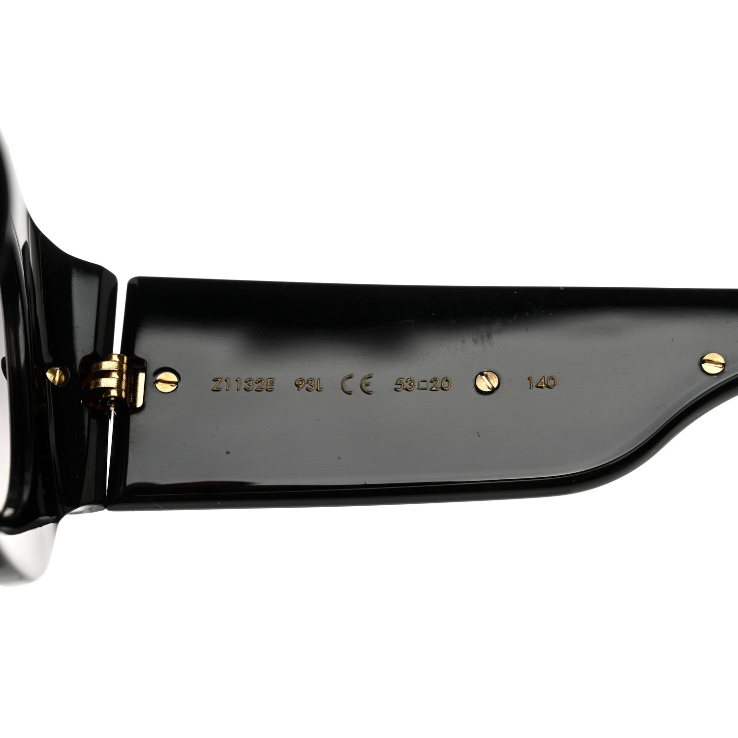 Louis Vuitton Acetate Paris Texas Sunglasses Z1132E Black 6 of 9