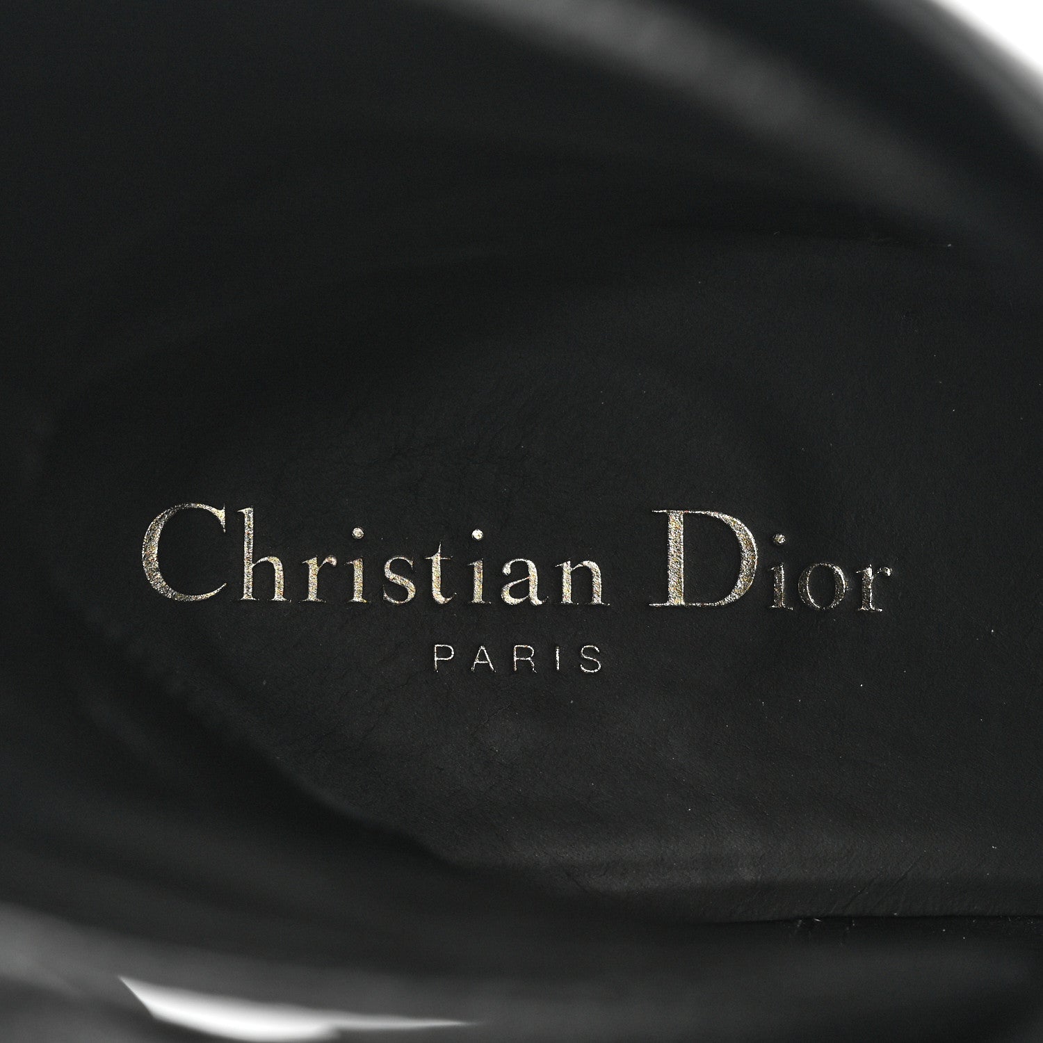 Christian Dior Calfskin Empreinte Ankle Boot 37.5 Black 8 of 14