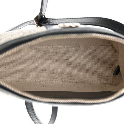 Gucci GG Supreme Monogram Textured Dollar Calfskin Web Small Ophidia Dome Shoulder Bag Beige Blue 5 of 12