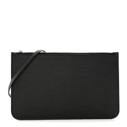 Louis Vuitton Epi Neverfull Pochette MM GM Black 1 of 7