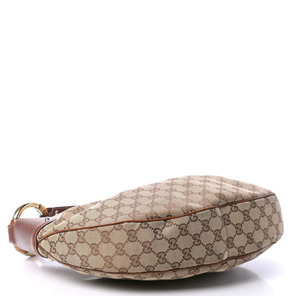 Gucci Monogram Bamboo Ring Hobo Brown 3 of 5