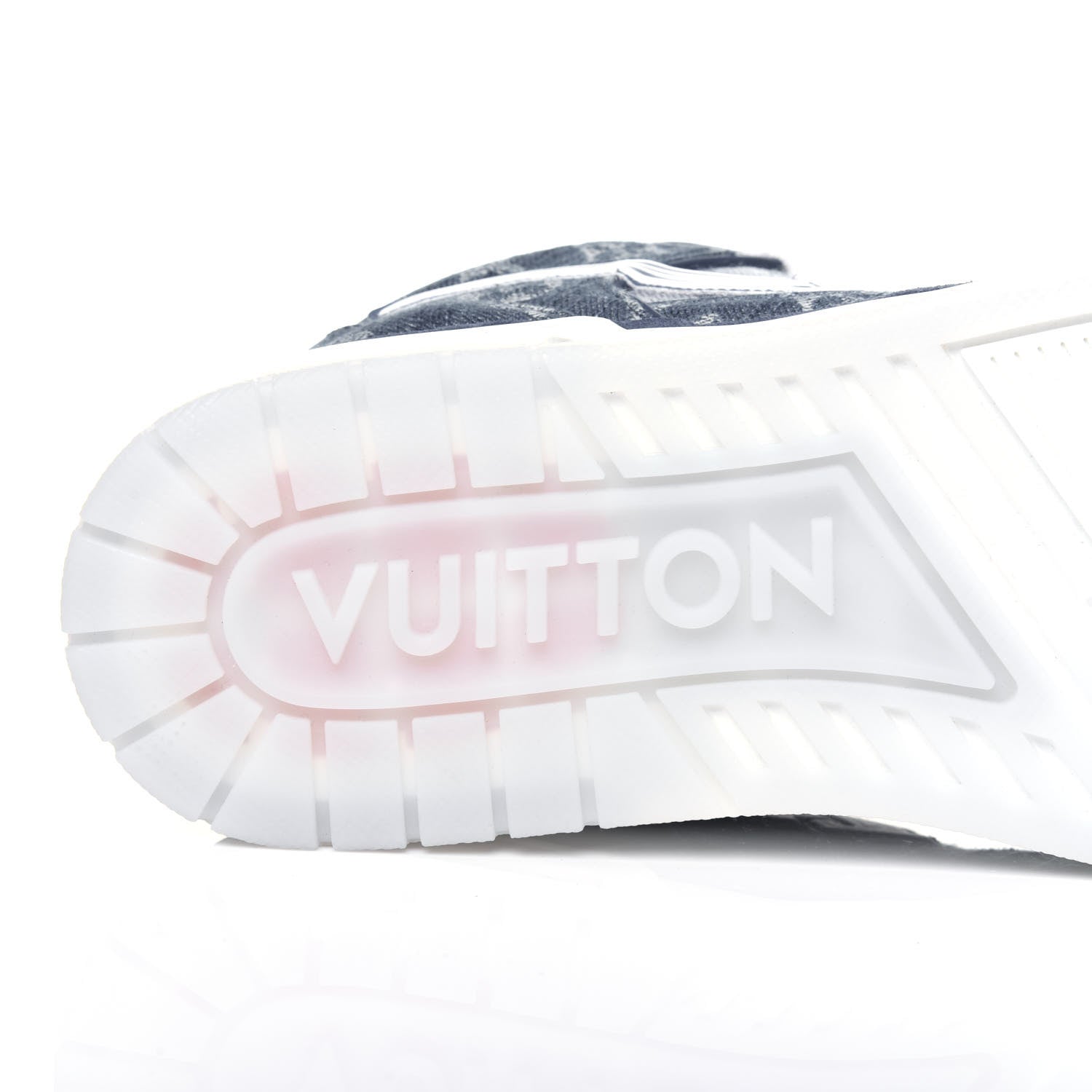 Louis Vuitton Monogram Denim Mens Trainer Sneakers 7 Blue 9 of 9