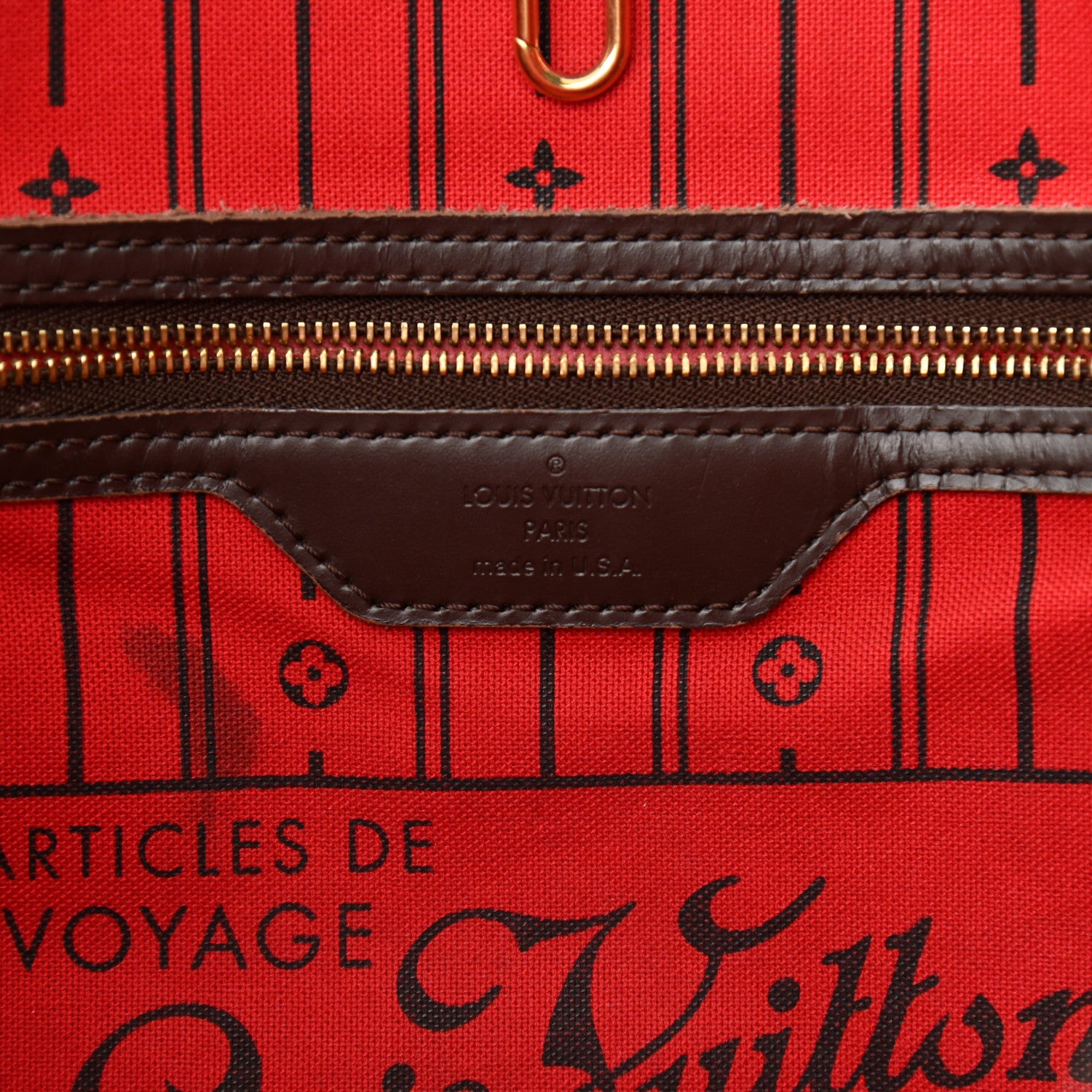 Louis Vuitton Damier Ebene Neverfull MM 6 of 16