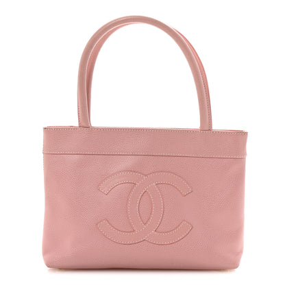Chanel Caviar CC Tote Pink 1 of 10