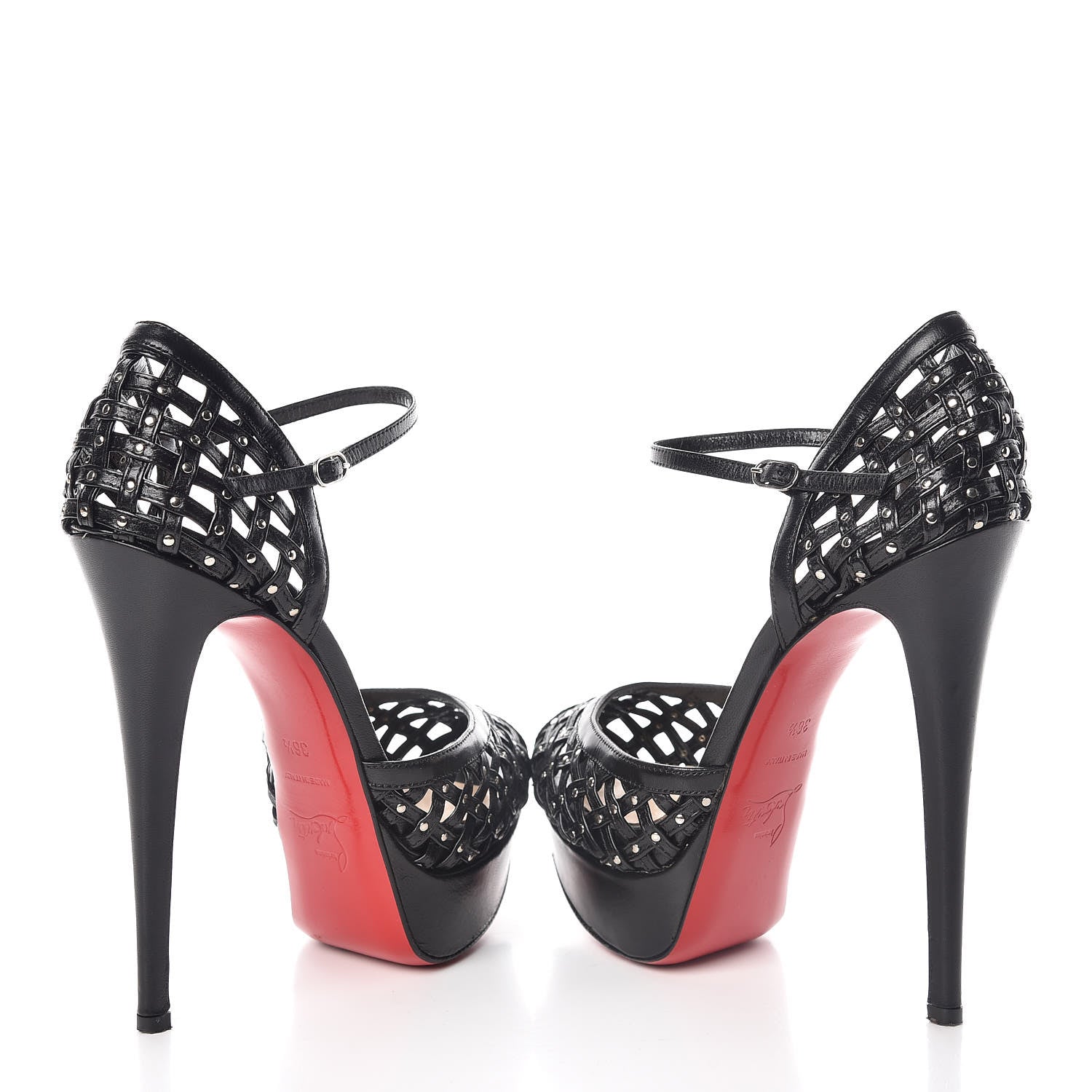 Christian Louboutin Kid Mrs 150 Pumps 36.5 Black 6 of 12