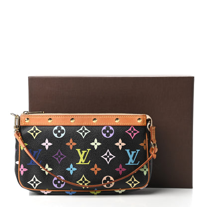 Louis Vuitton Monogram Multicolor Pochette Accessories Black 11 of 11