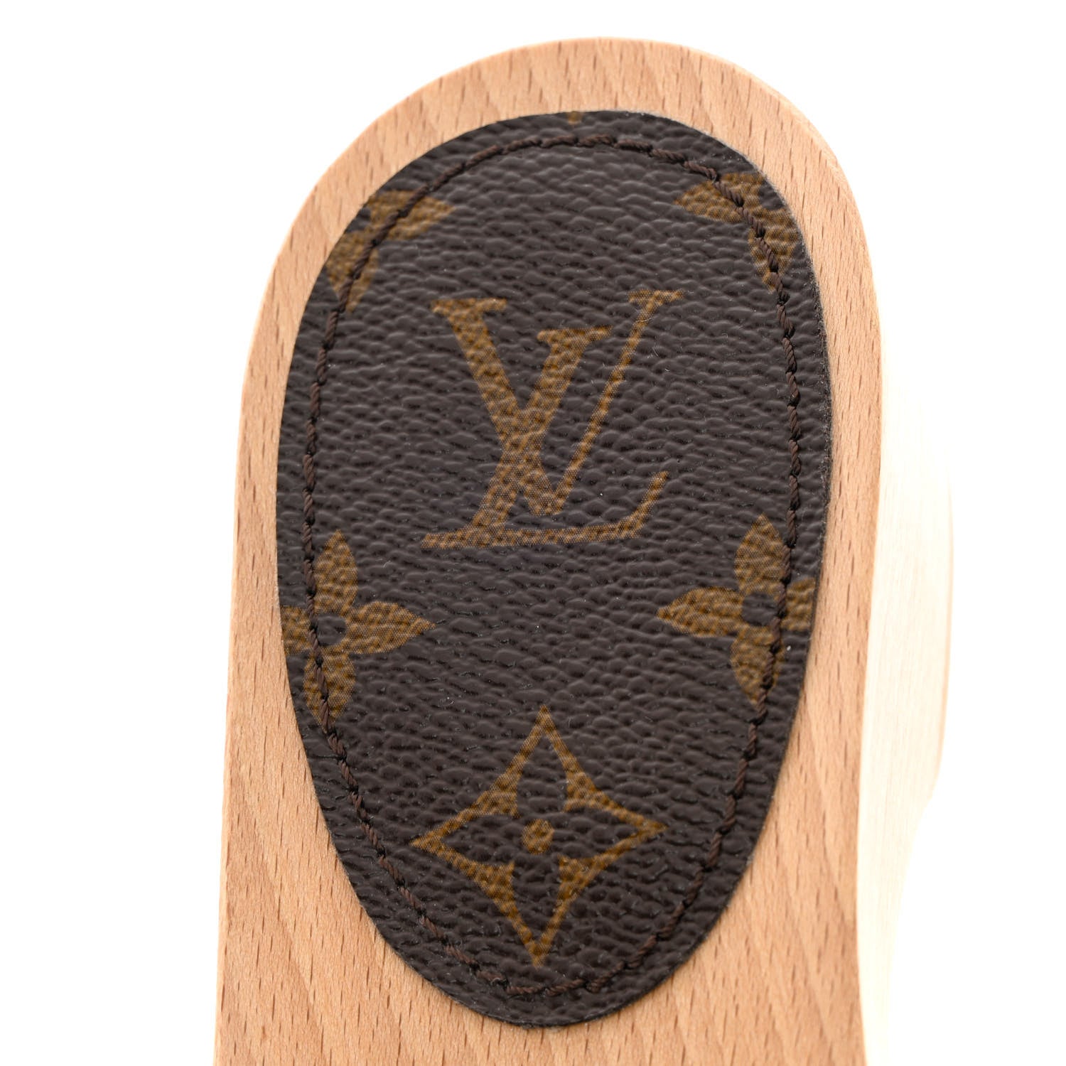 Louis Vuitton Calfskin Monogram Cottage Mules 38 Black 7 of 10