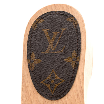 Louis Vuitton Calfskin Monogram Cottage Mules 38 Black 7 of 10