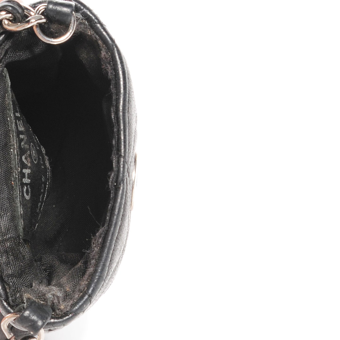 Lambskin Quilted Phone Case Black