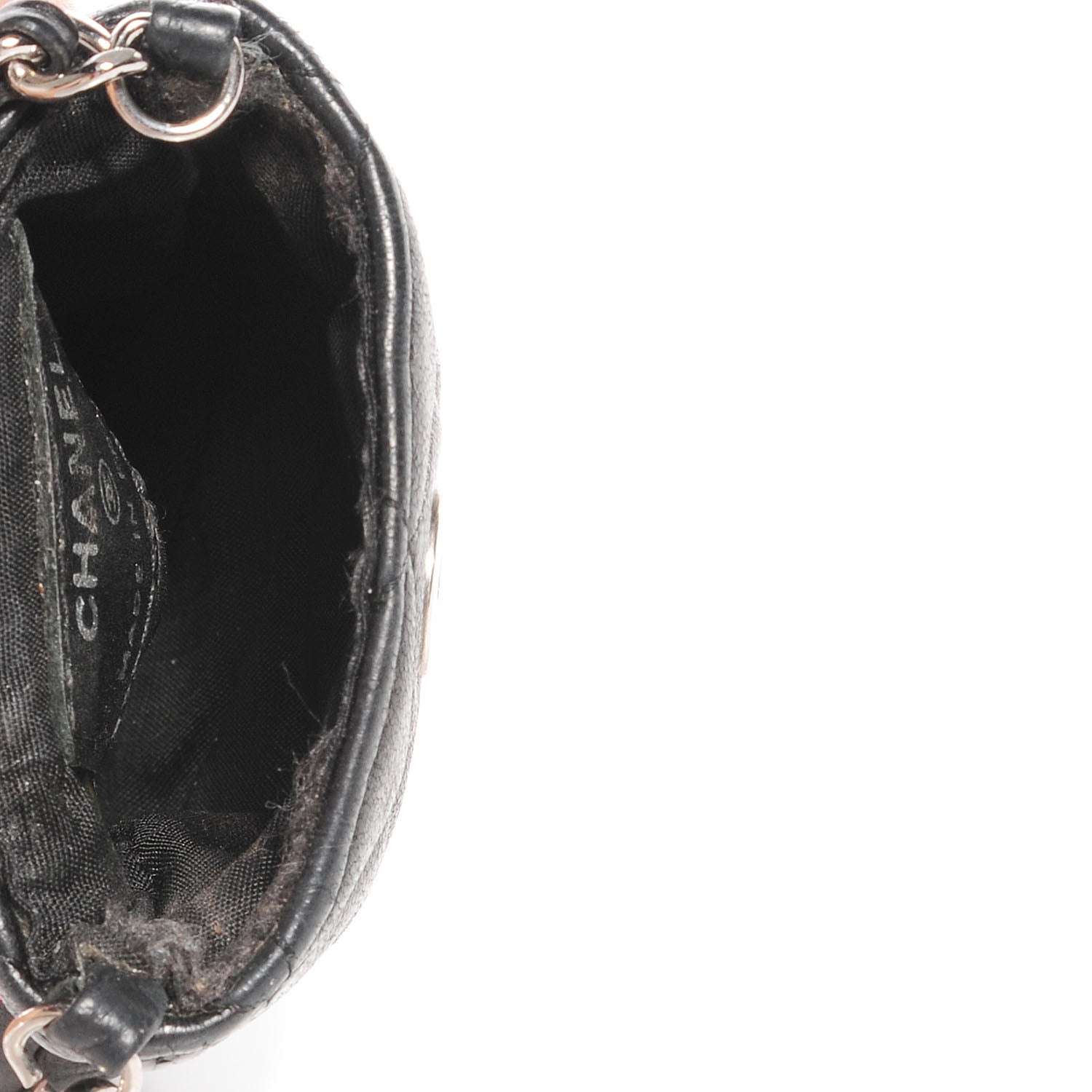 Chanel Lambskin Quilted Phone Case Black 7 of 7