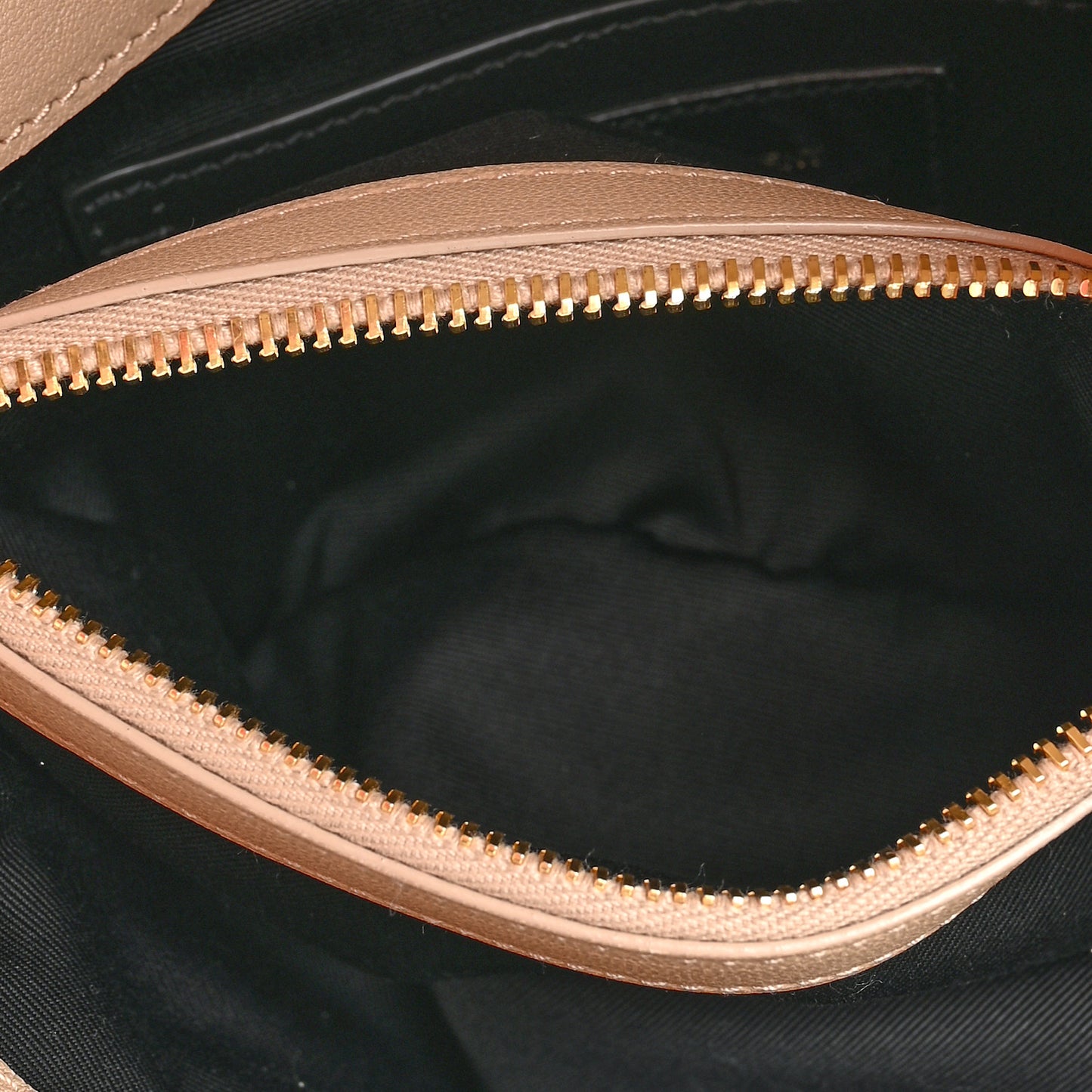 Sheepskin Matelasse Chevron Monogram Medium College Bag Dark Beige