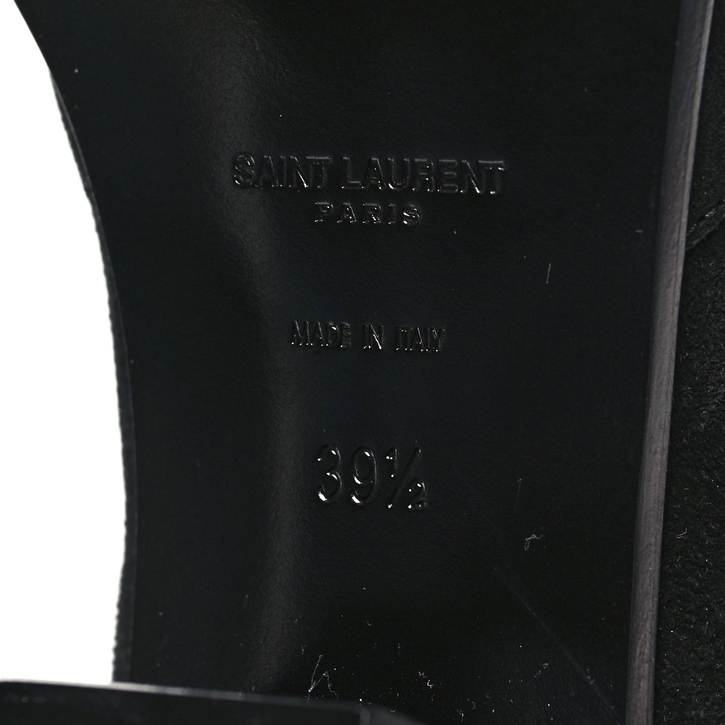 Suede Chelsea Boots 39.5 Black