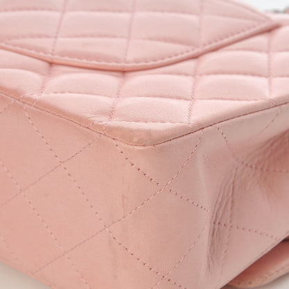 Chanel Lambskin Quilted Medium Double Flap Light Pink 11 of 14