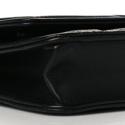 Chanel Caviar Quilted CC Filigree Wallet On Chain WOC Black 9 of 12