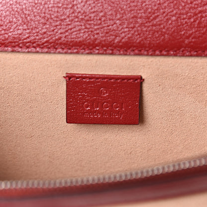 Gucci Tweed GG Monogram Small Dionysus Shoulder Bag Black White Romantic Cherry 6 of 10