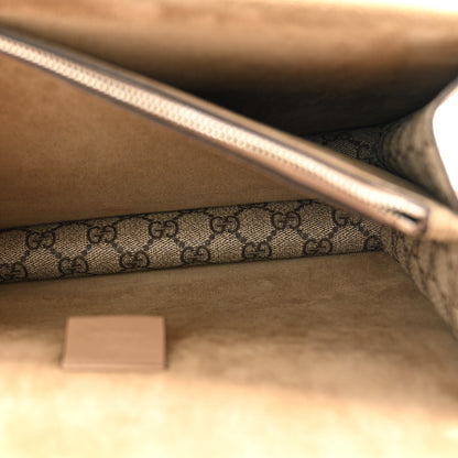 Gucci GG Supreme Monogram Medium Dionysus Shoulder Bag Taupe 5 of 13