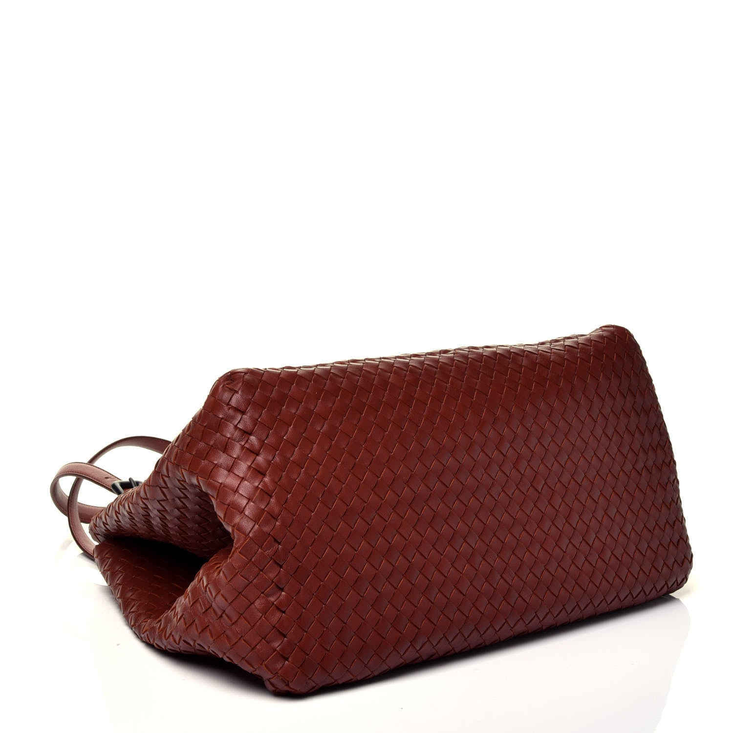 Bottega Veneta Nappa Intrecciato Large Seamless Tote Burnt Red 4 of 10