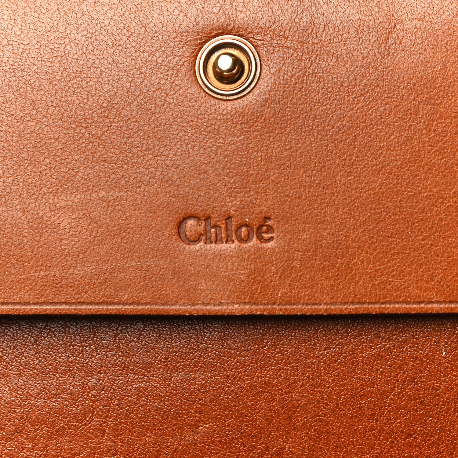 Chloe Calfskin Hudson Long Wallet Caramel 6 of 17