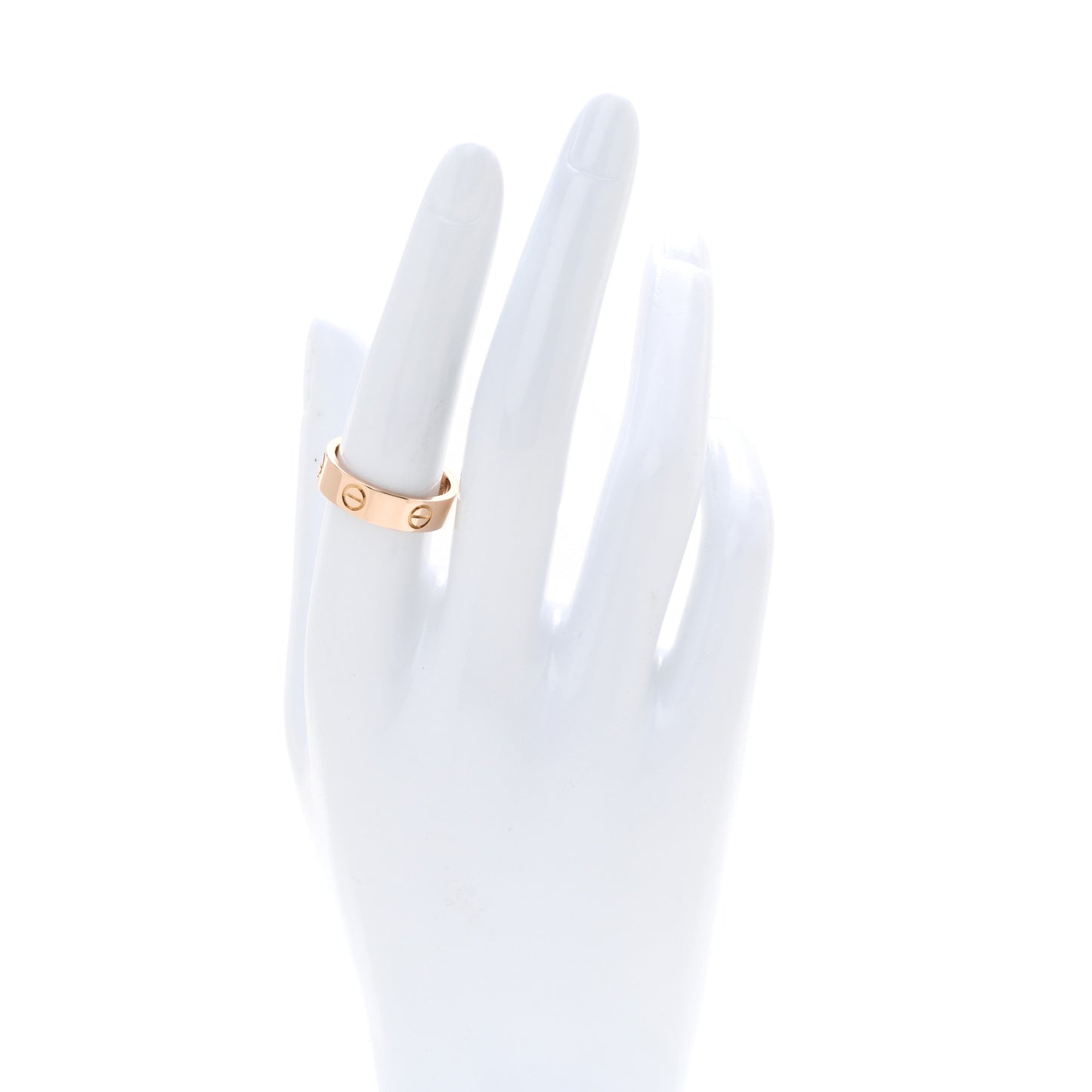 18K Pink Gold 5.5mm LOVE Ring 55 7.25