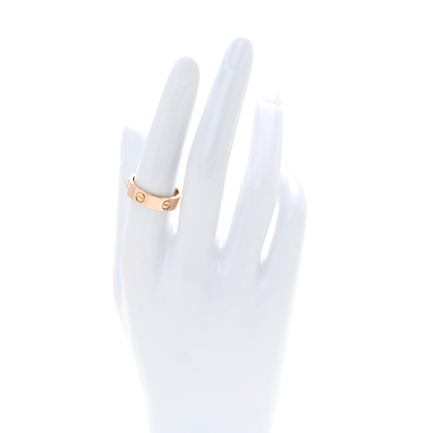 Cartier 18K Pink Gold 5.5mm LOVE Ring 55 7.25 2 of 4