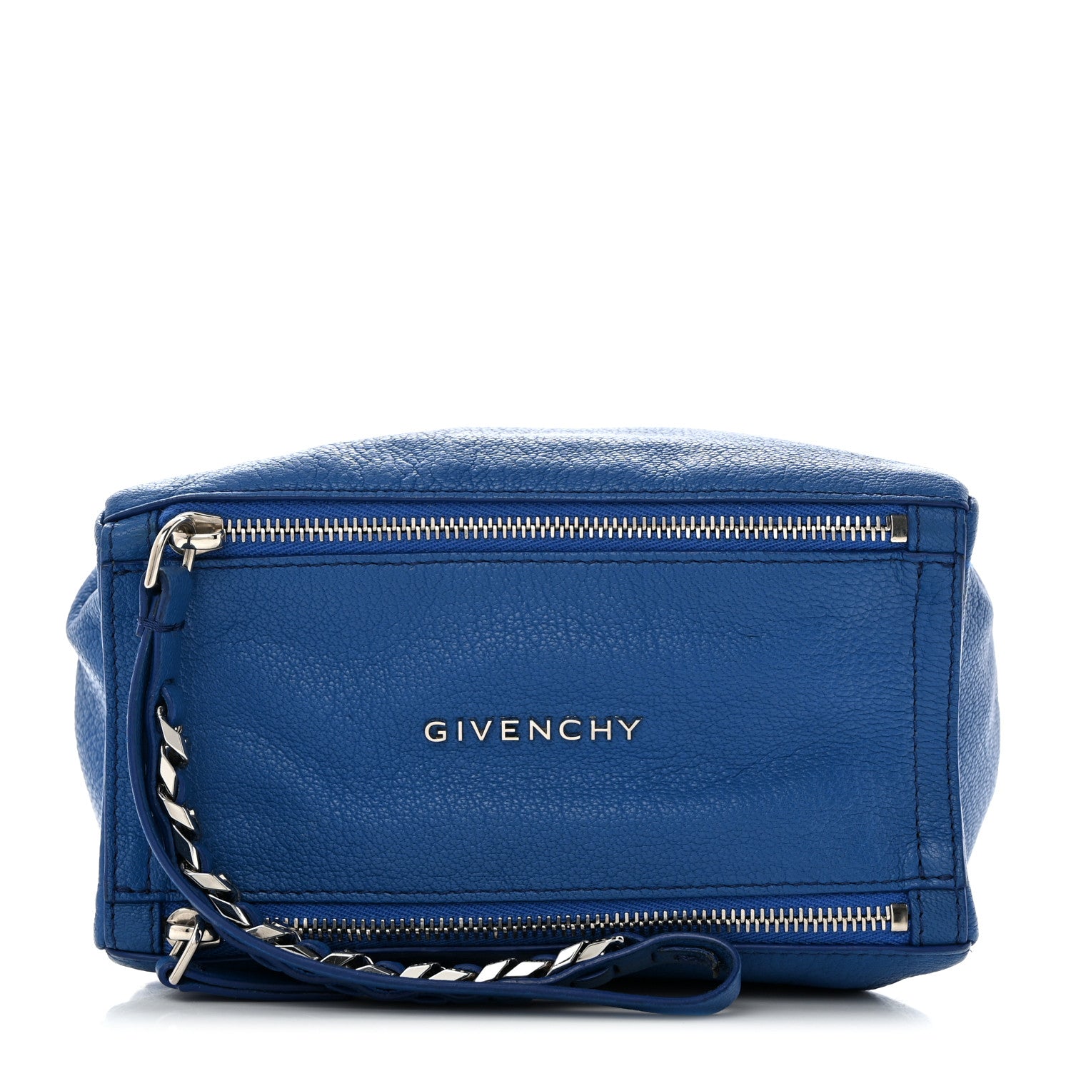 Givenchy Sugar Goatskin Pandora Wristlet Indigo Blue 1 of 7