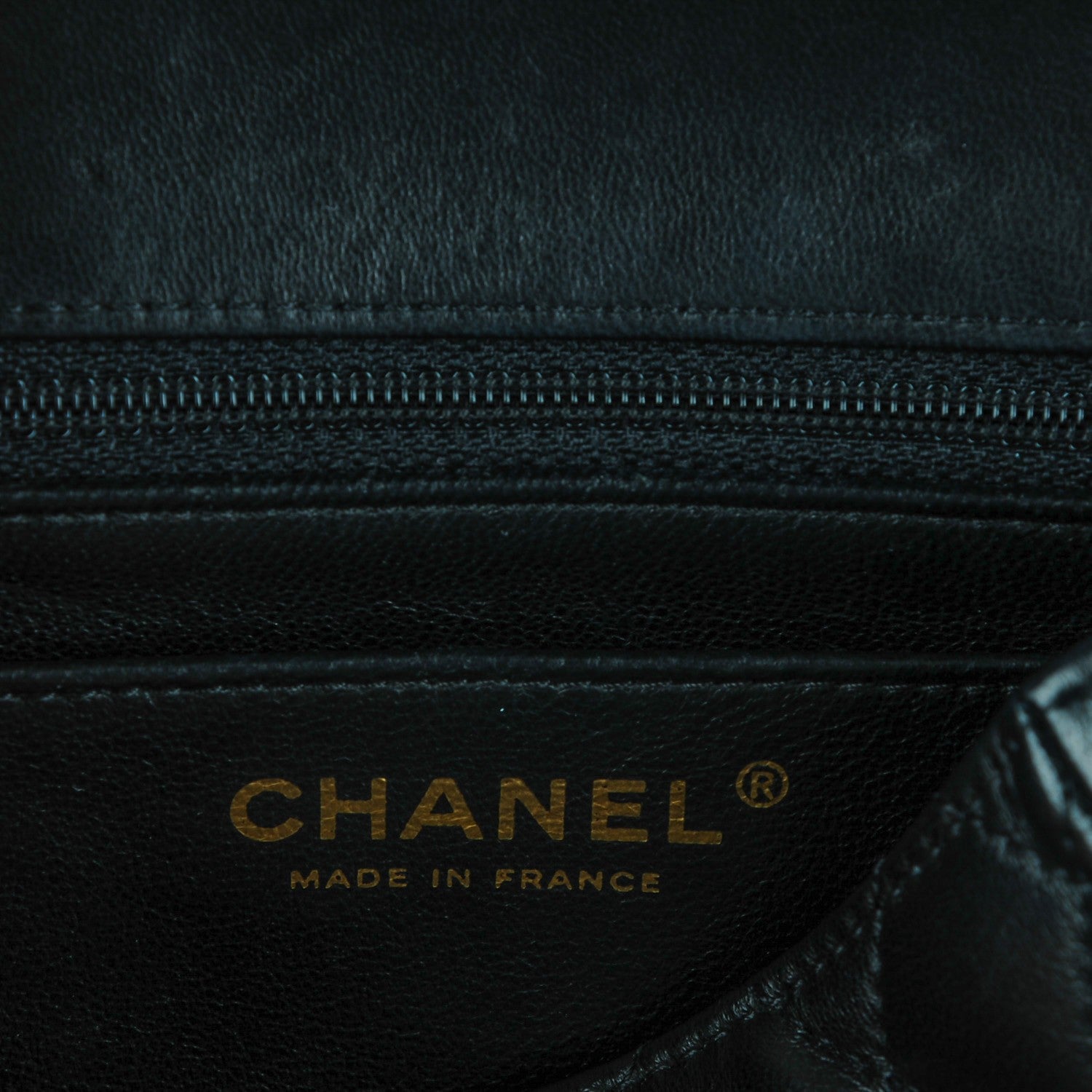 Chanel Lambskin Quilted Mini Square Flap Black 7 of 8
