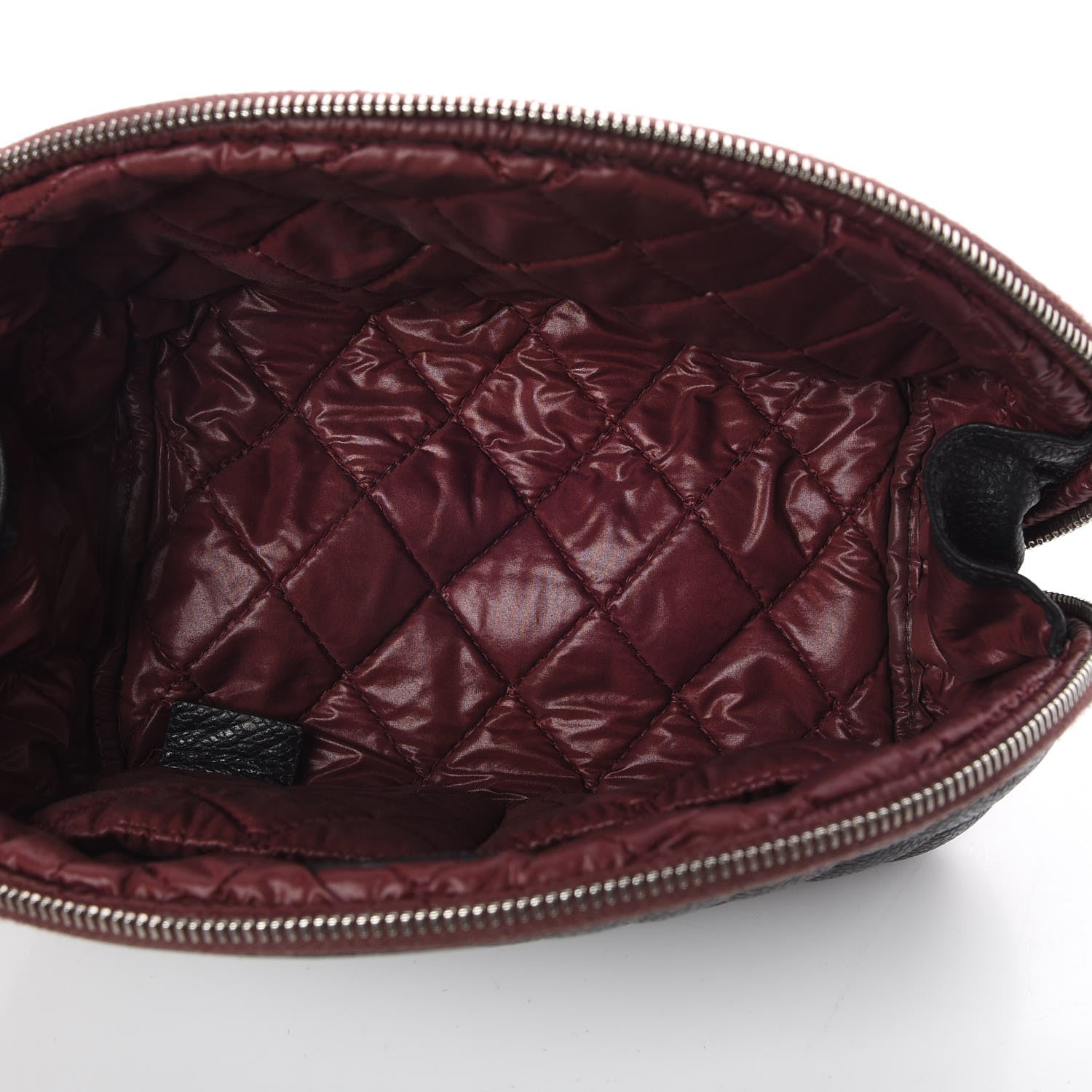 Chanel Caviar Quilted Cosmetic Case Black 5 of 9