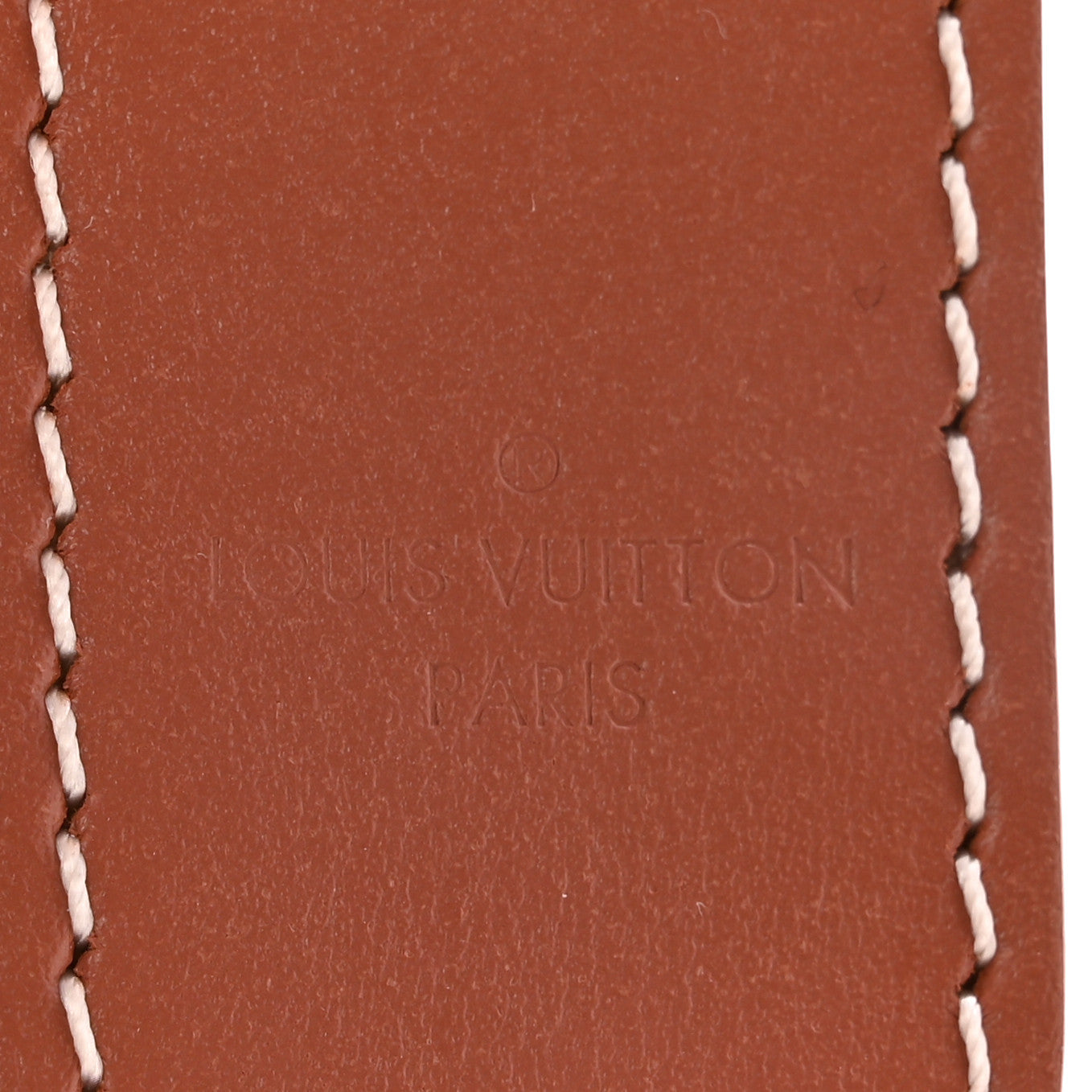 Louis Vuitton Calfskin Adjustable Shoulder Strap Brown 4 of 7