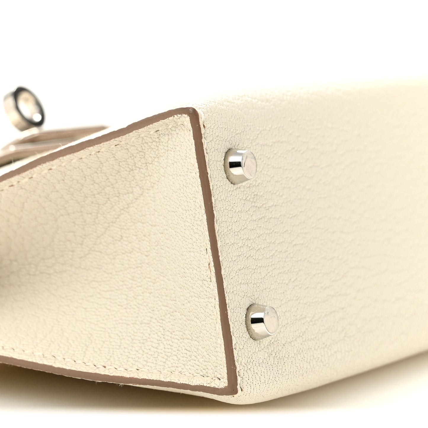 Chevre Mysore Mini Kelly Sellier 20 Mushroom