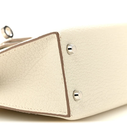 Hermes Chevre Mysore Mini Kelly Sellier 20 Mushroom 9 of 11