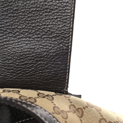 Gucci Monogram Large New Ladies Web Hobo Dark Brown 18 of 21