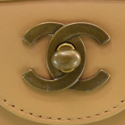 Chanel Lambskin Diamond Stitched Jumbo Flap Beige 5 of 9