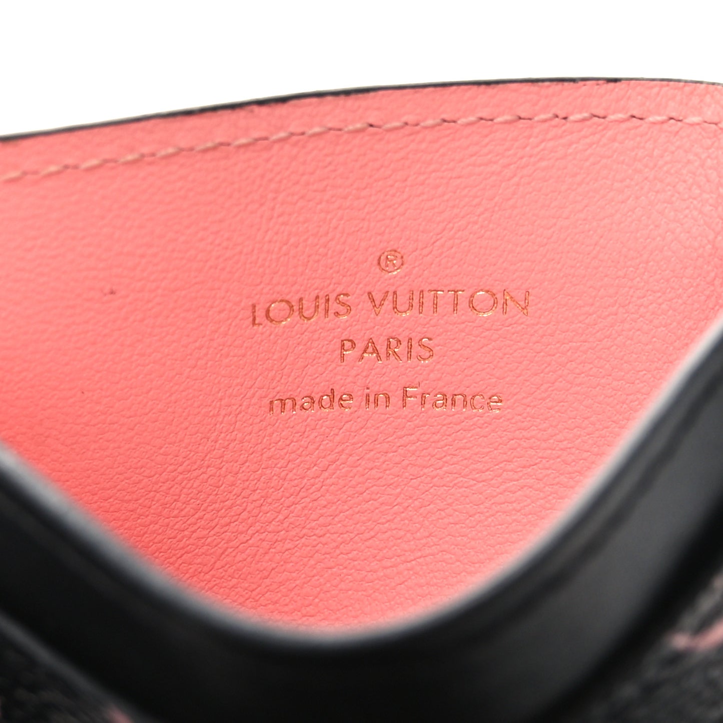 Monogram Fall for You LV Side-Up Card Holder Black