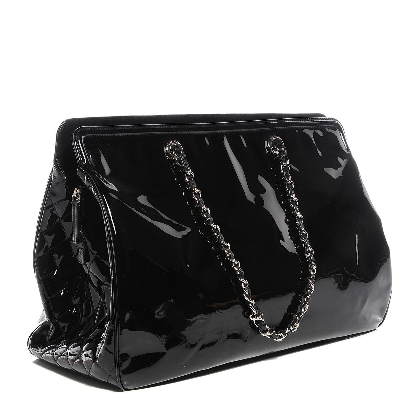 Vinyl XL Lipstick Tote Black