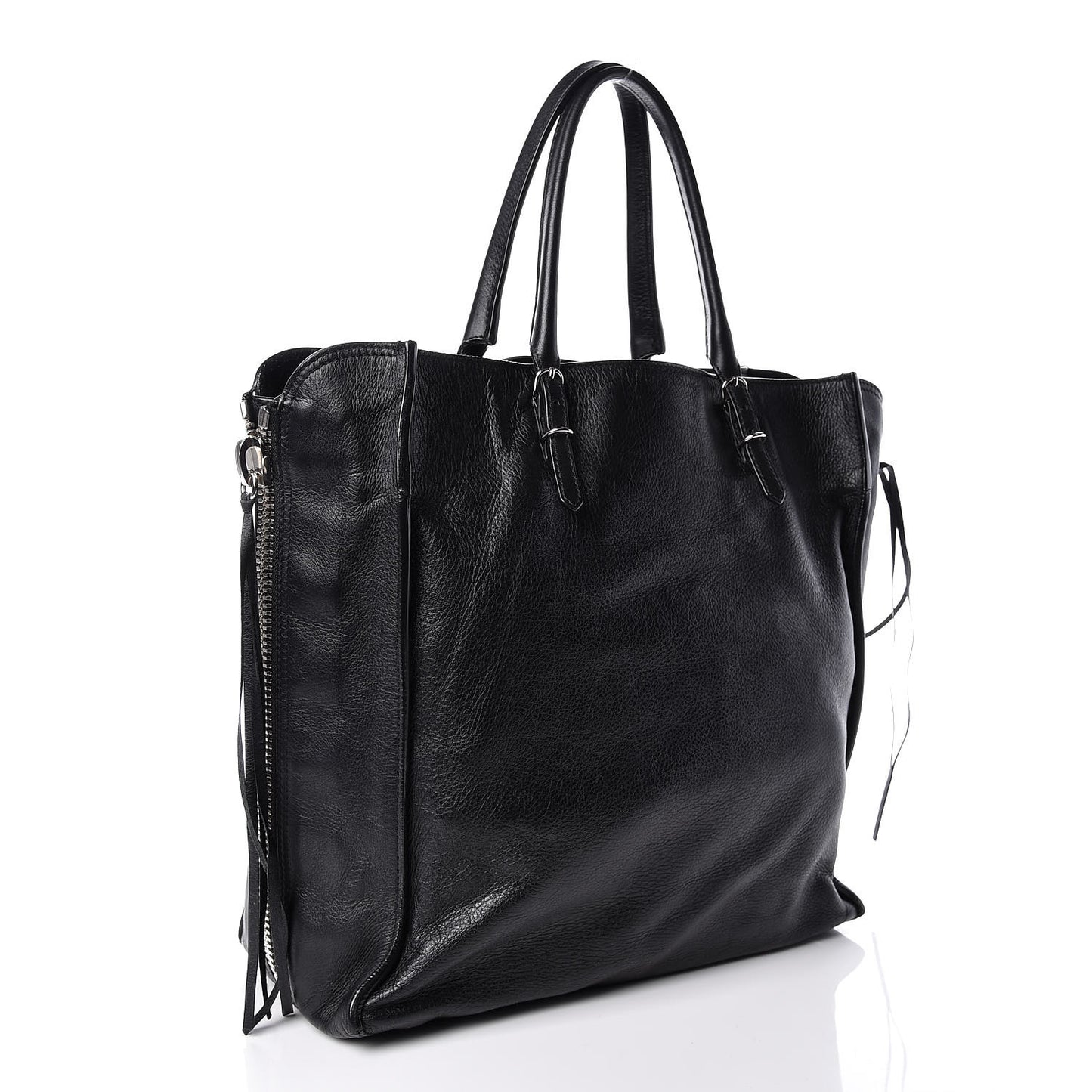 Veau Papier A5 Zip Around Tote Black
