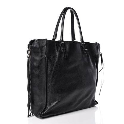 Balenciaga Veau Papier A5 Zip Around Tote Black 3 of 13