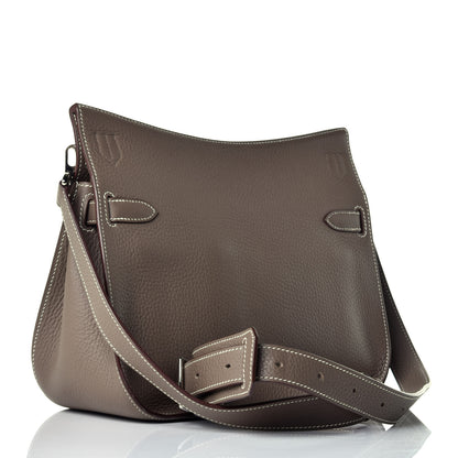 Hermes Taurillon Clemence Jypsiere 28 Etoupe 3 of 8
