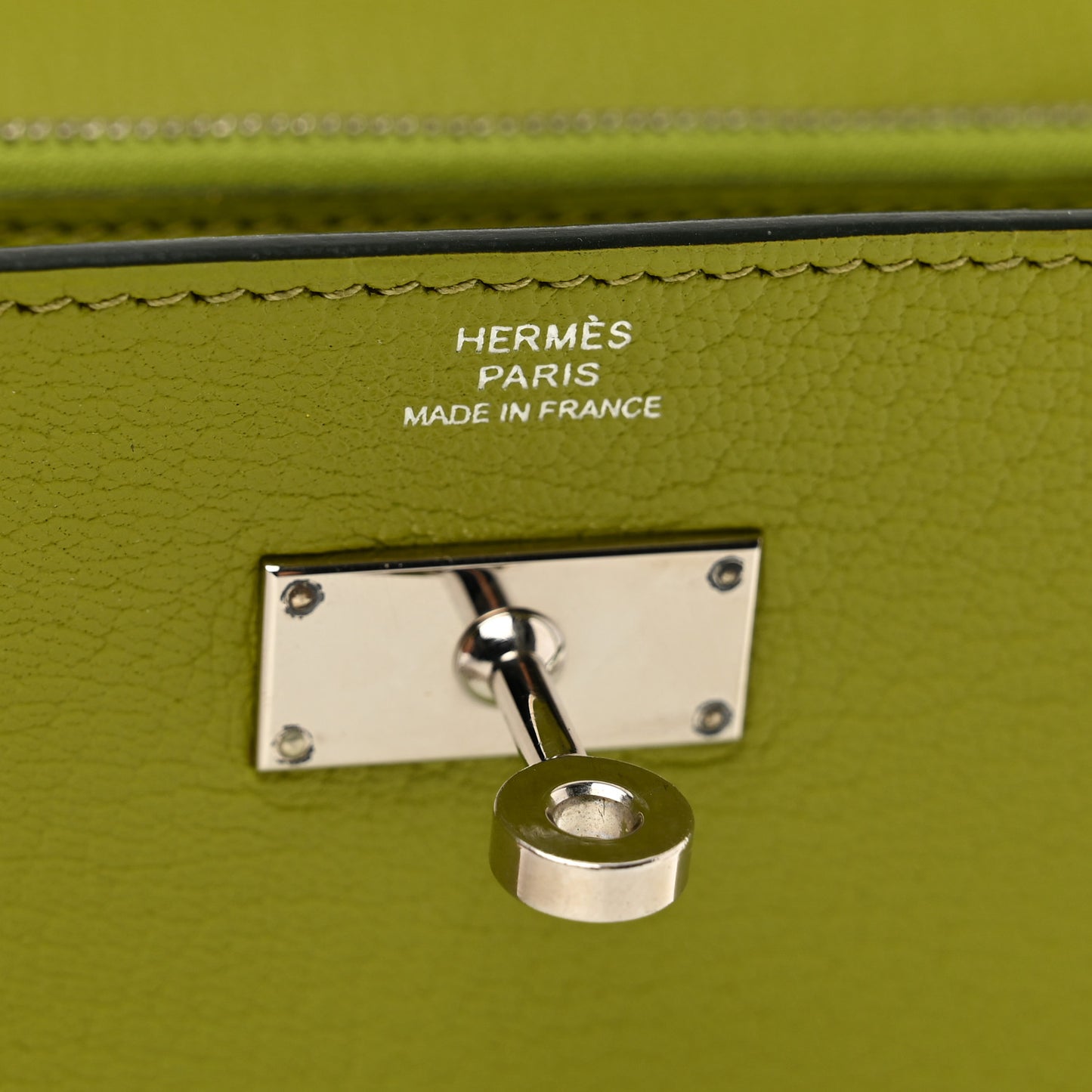 Chevre Mysore Kelly Longue Wallet Vert Anis