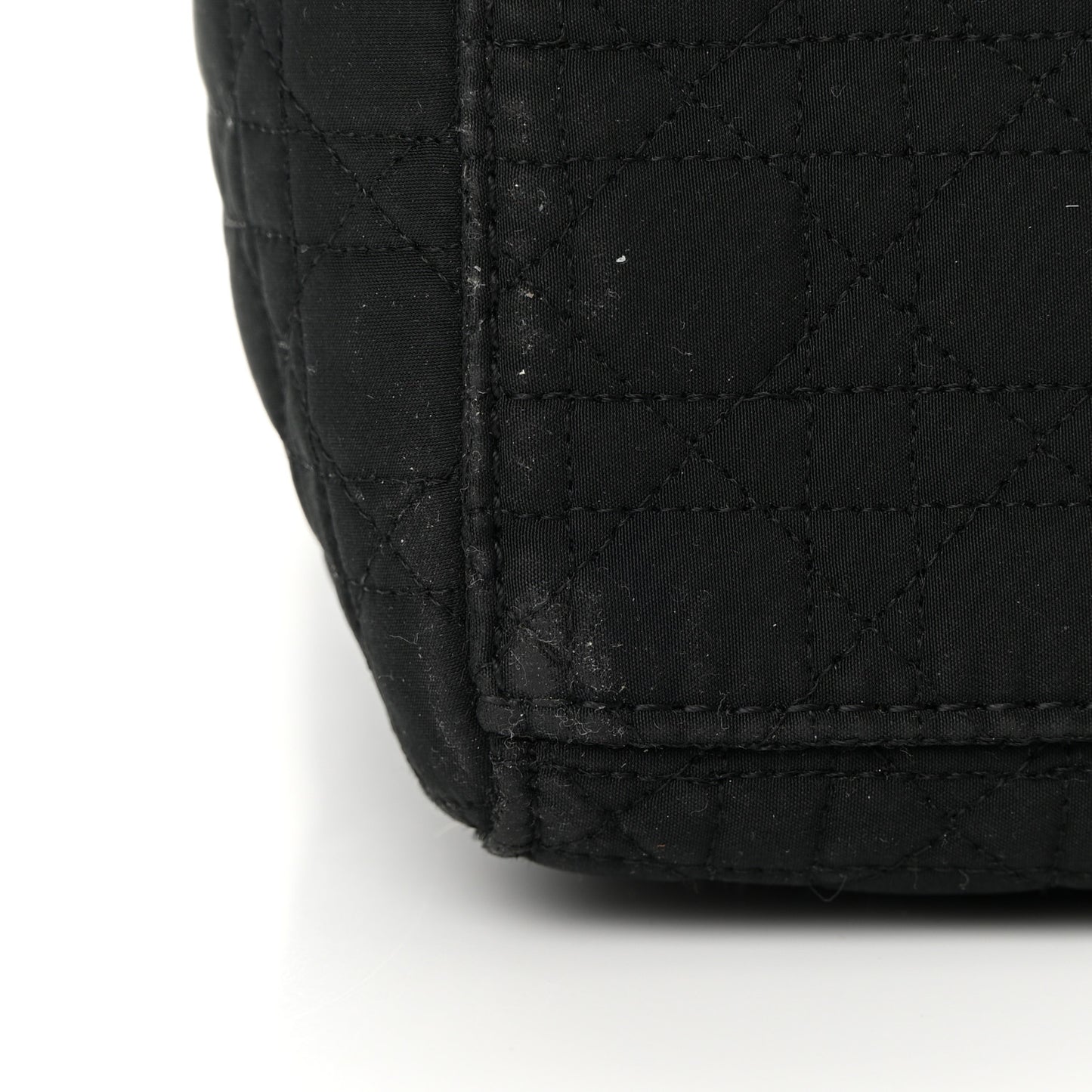 Nylon Cannage Large Lady Dior Black