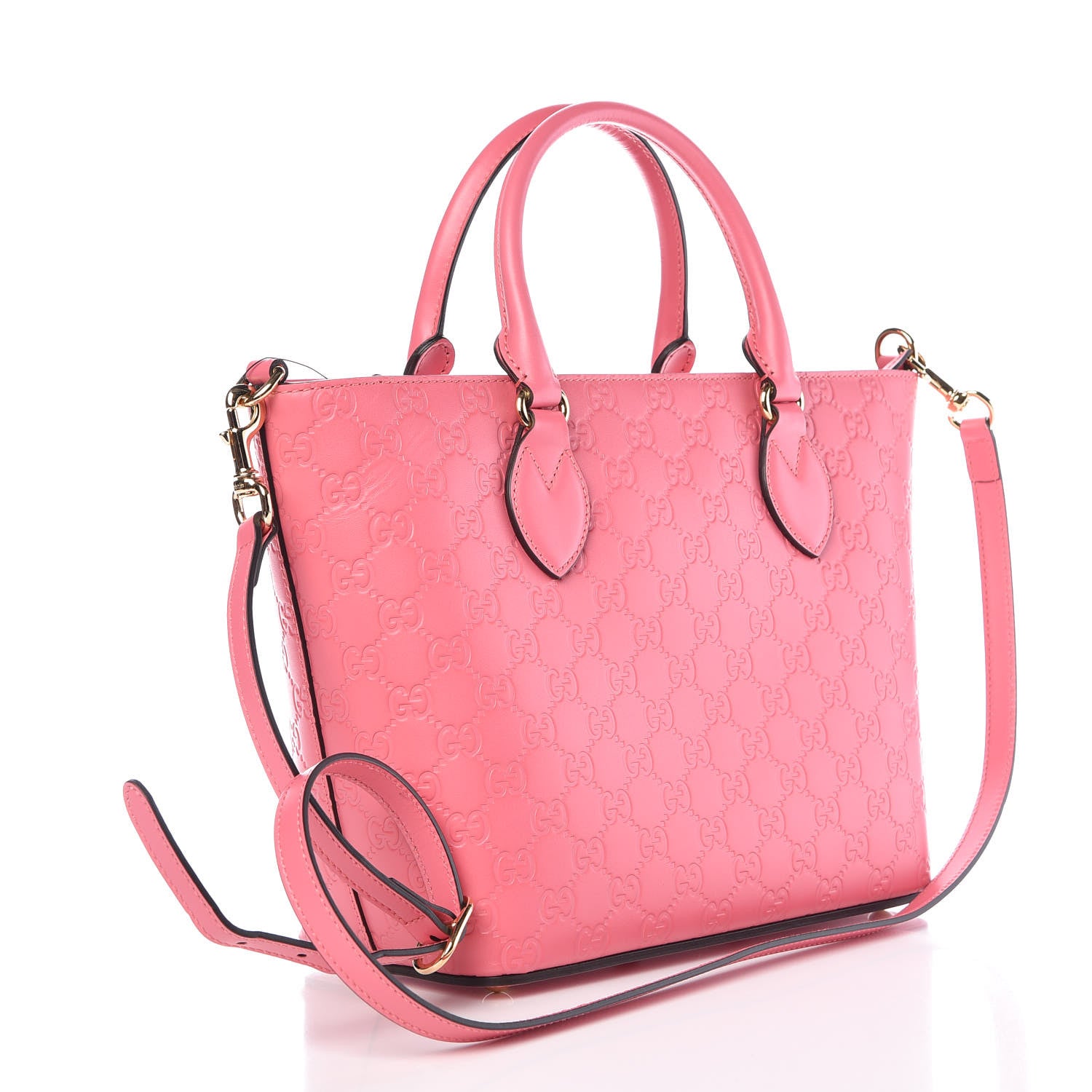 Gucci Guccissima Small Zippered Bucket Tote Flush 4 of 11