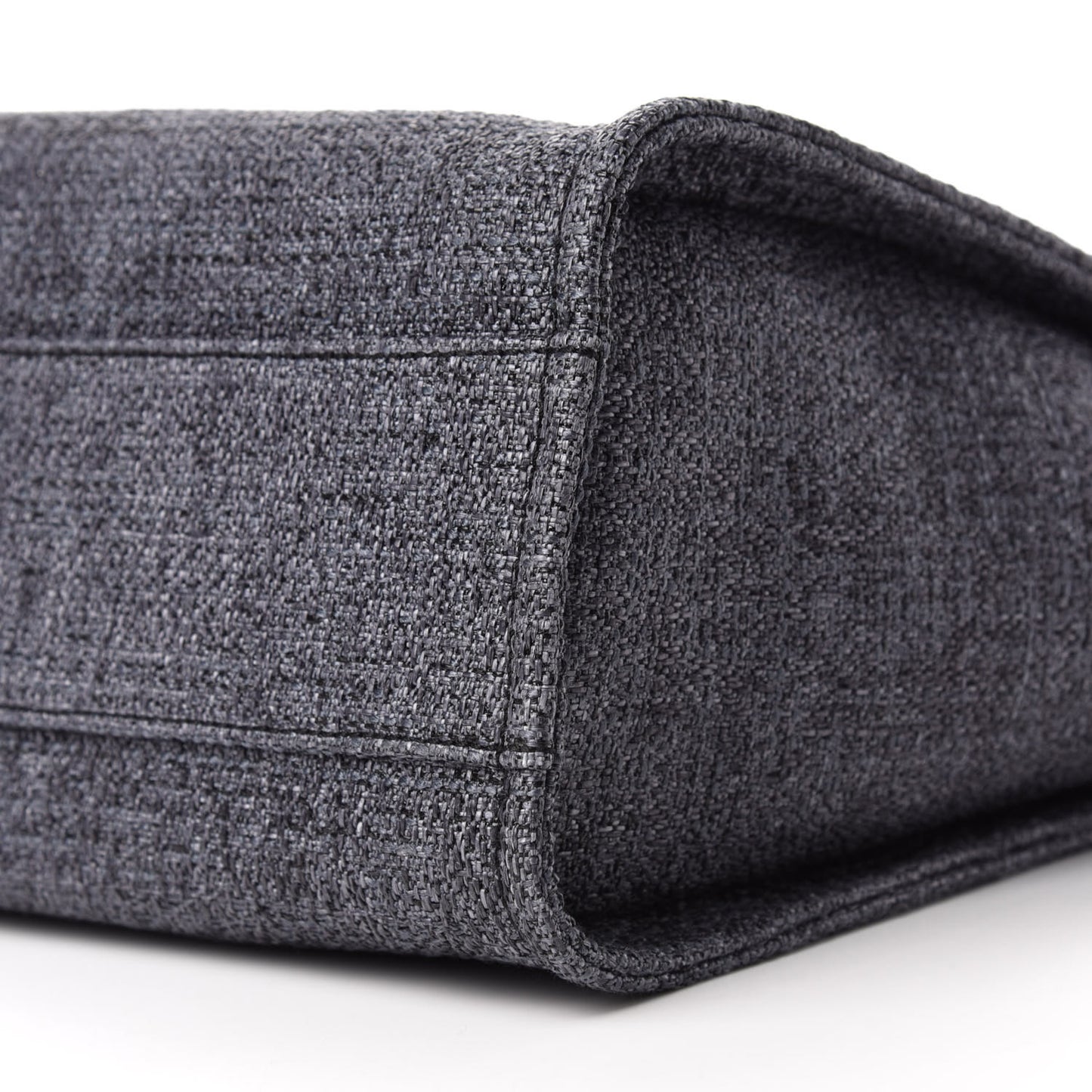 Lurex Boucle Small Deauville Tote Black