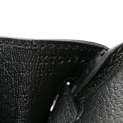 Hermes Togo Birkin 25 Black 7 of 11