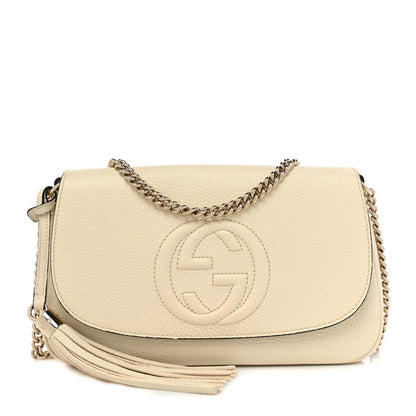Gucci Cellarius Calfskin Medium Soho Flap Crossbody Ivoire 1 of 10