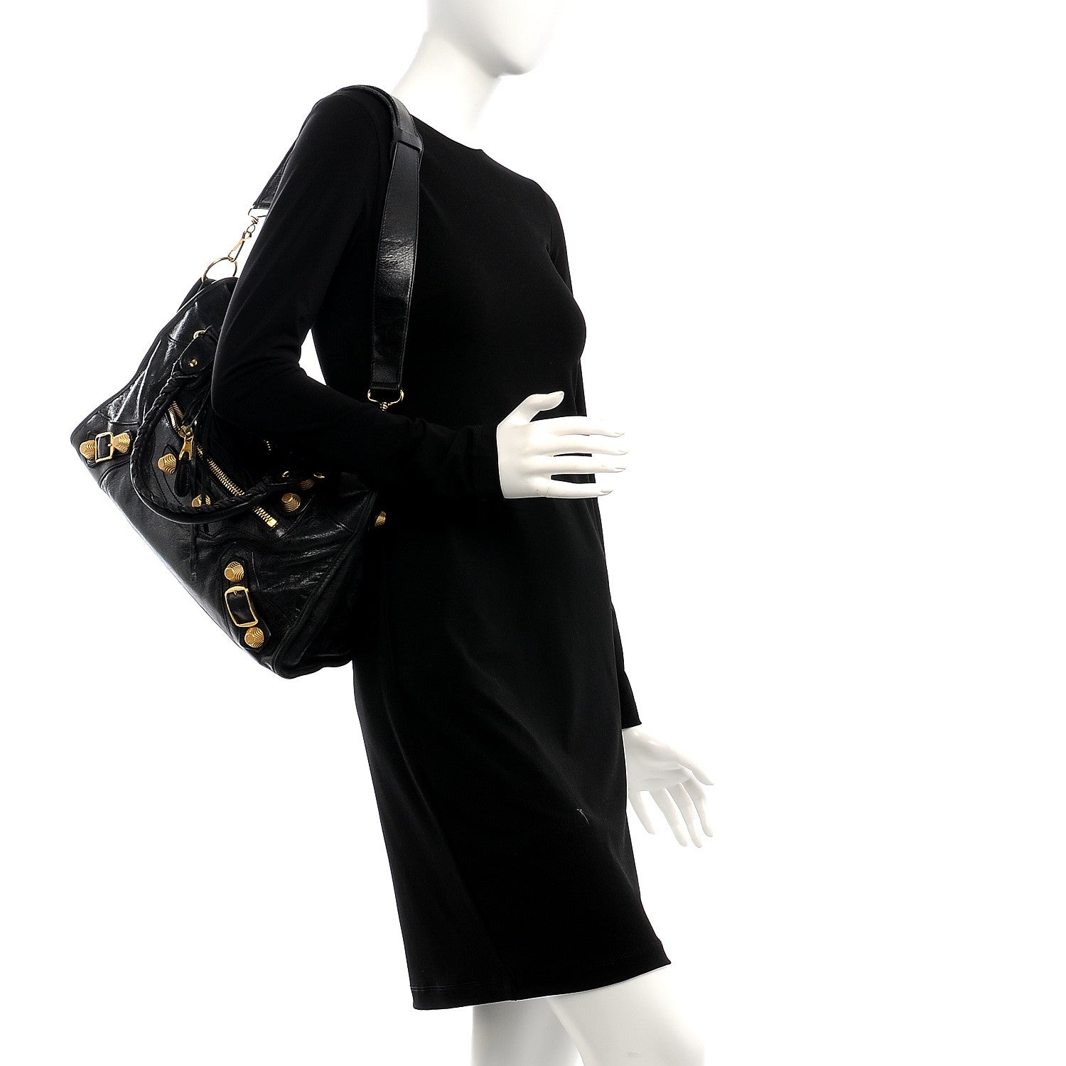 Balenciaga Agneau Giant 21 Gold Hardware City Black 2 of 15