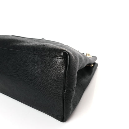 Gucci Pebbled Calfskin Medium Soho Chain Shoulder Bag Black 9 of 9