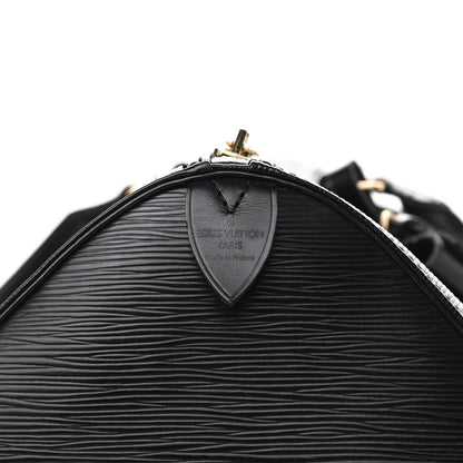 Louis Vuitton Epi Keepall 50 Black 5 of 9