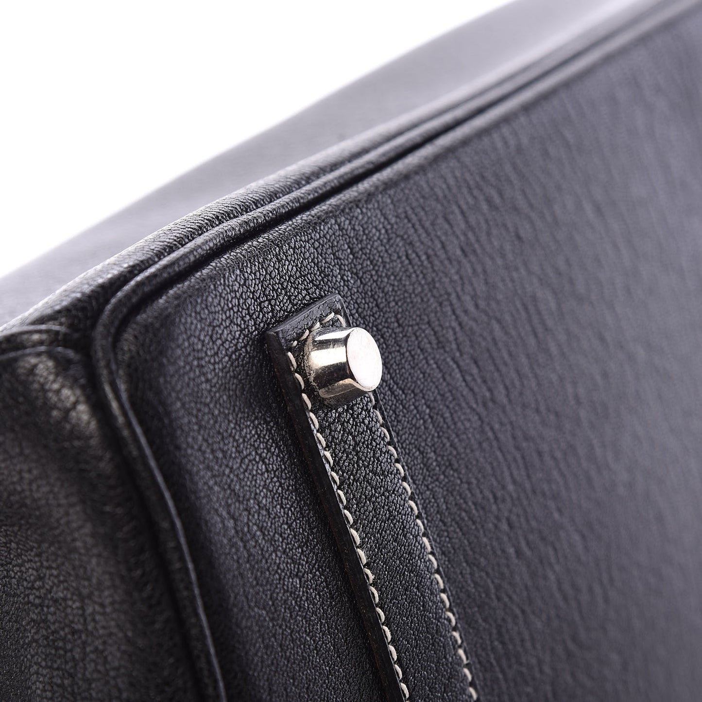 Chevre de Coromandel Birkin 35 Black